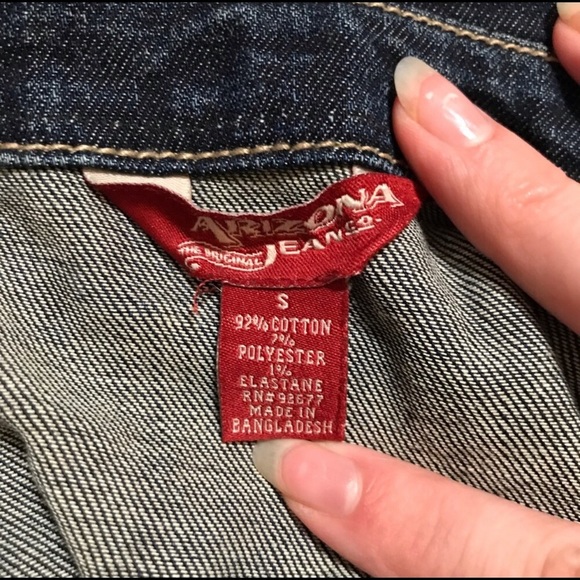 Dark wash Arizona Jean Co Jean Jacket - Picture 10 of 11